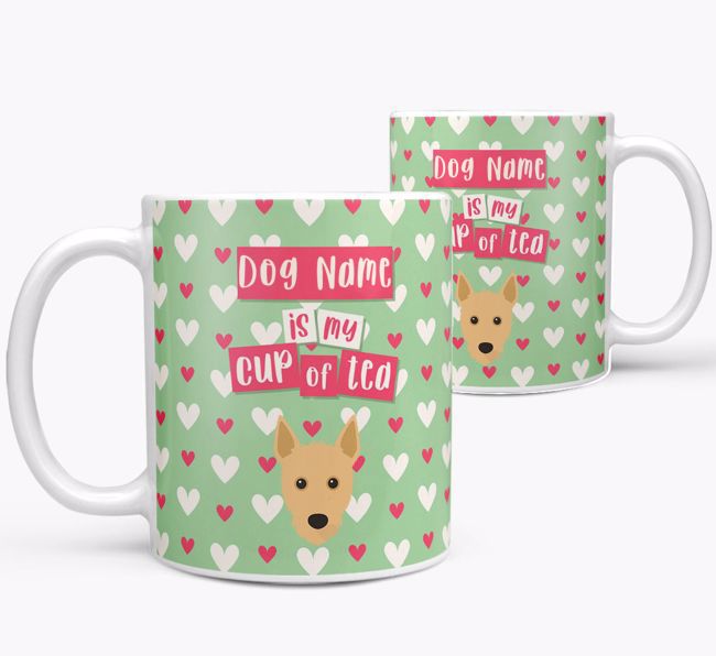 Personalised {breedFullName} '{dogsName} is my Cup of Tea' Mug